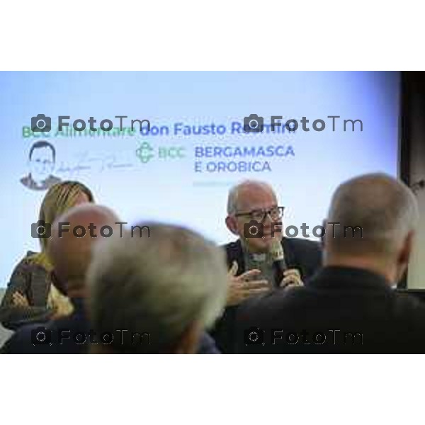 Zanica incontro con Caritas Bergamo donazione banco alimentare Bcc Bergamasca e Orobica 16 Aprile 2026 Bergamo Italia Foto Tiziano Manzoni Lapresse