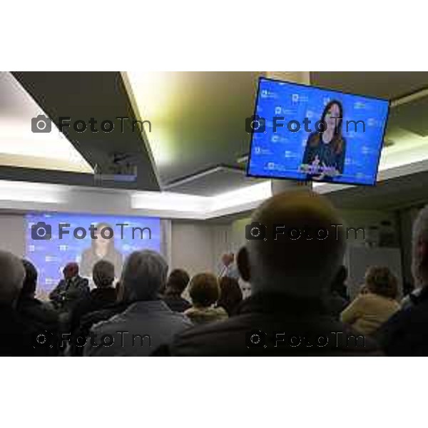 Zanica incontro con Caritas Bergamo donazione banco alimentare Bcc Bergamasca e Orobica 16 Aprile 2026 Bergamo Italia Foto Tiziano Manzoni Lapresse