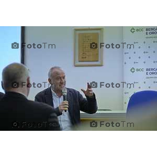 Zanica incontro con Caritas Bergamo donazione banco alimentare Bcc Bergamasca e Orobica 16 Aprile 2026 Bergamo Italia Foto Tiziano Manzoni Lapresse