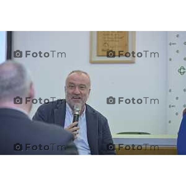 Zanica incontro con Caritas Bergamo donazione banco alimentare Bcc Bergamasca e Orobica 16 Aprile 2026 Bergamo Italia Foto Tiziano Manzoni Lapresse