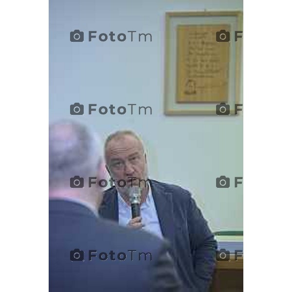 Zanica incontro con Caritas Bergamo donazione banco alimentare Bcc Bergamasca e Orobica 16 Aprile 2026 Bergamo Italia Foto Tiziano Manzoni Lapresse