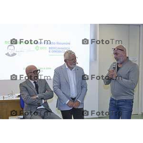 Zanica incontro con Caritas Bergamo donazione banco alimentare Bcc Bergamasca e Orobica 16 Aprile 2026 Bergamo Italia Foto Tiziano Manzoni Lapresse