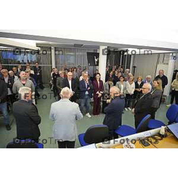 Zanica incontro con Caritas Bergamo donazione banco alimentare Bcc Bergamasca e Orobica 16 Aprile 2026 Bergamo Italia Foto Tiziano Manzoni Lapresse