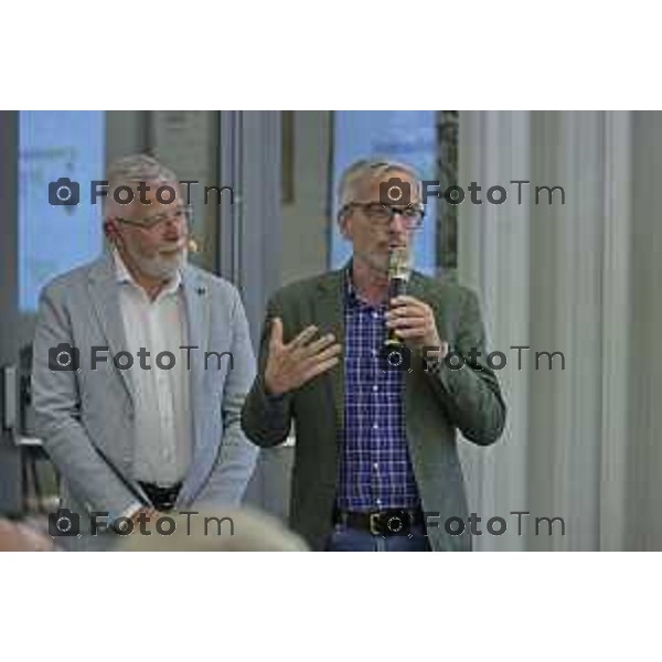 Zanica incontro con Caritas Bergamo donazione banco alimentare Bcc Bergamasca e Orobica 16 Aprile 2026 Bergamo Italia Foto Tiziano Manzoni Lapresse