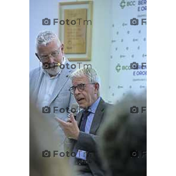 Zanica incontro con Caritas Bergamo donazione banco alimentare Bcc Bergamasca e Orobica 16 Aprile 2026 Bergamo Italia Foto Tiziano Manzoni Lapresse