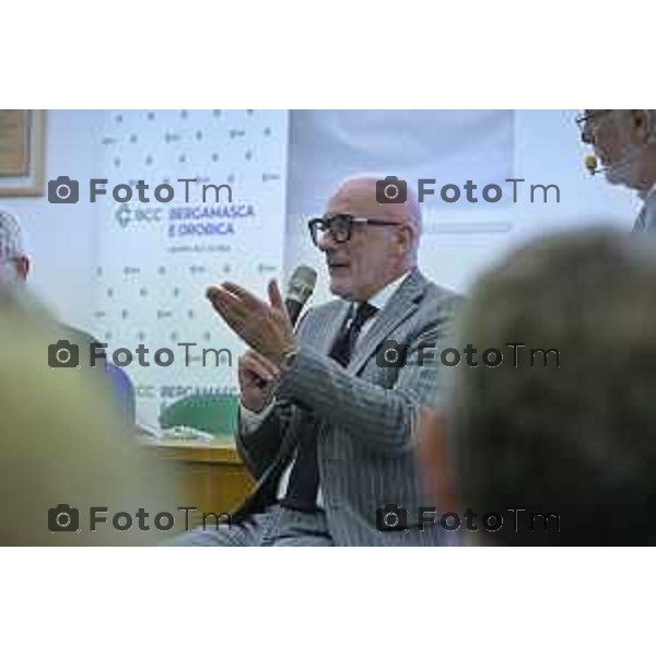 Zanica incontro con Caritas Bergamo donazione banco alimentare Bcc Bergamasca e Orobica 16 Aprile 2026 Bergamo Italia Foto Tiziano Manzoni Lapresse