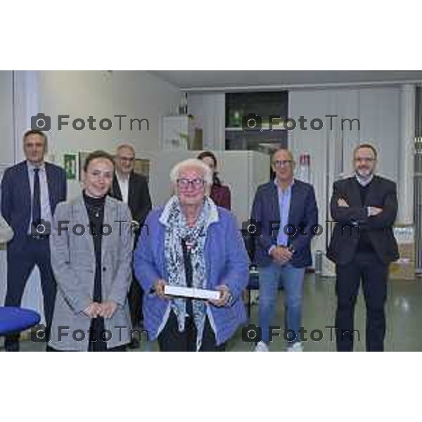 Zanica incontro con Caritas Bergamo donazione banco alimentare Bcc Bergamasca e Orobica 16 Aprile 2026 Bergamo Italia Foto Tiziano Manzoni Lapresse
