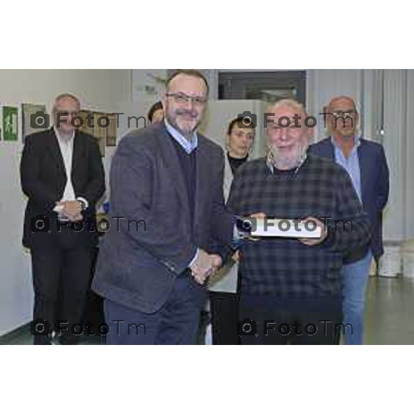 Zanica incontro con Caritas Bergamo donazione banco alimentare Bcc Bergamasca e Orobica 16 Aprile 2026 Bergamo Italia Foto Tiziano Manzoni Lapresse