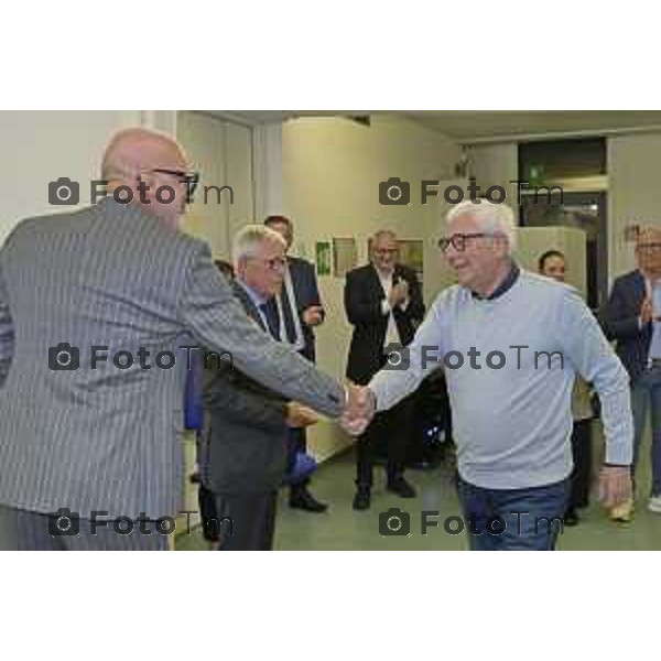 Zanica incontro con Caritas Bergamo donazione banco alimentare Bcc Bergamasca e Orobica 16 Aprile 2026 Bergamo Italia Foto Tiziano Manzoni Lapresse