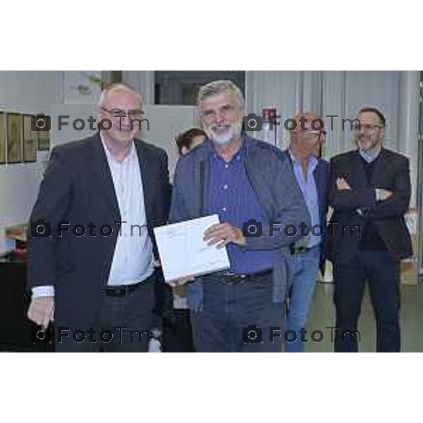 Zanica incontro con Caritas Bergamo donazione banco alimentare Bcc Bergamasca e Orobica 16 Aprile 2026 Bergamo Italia Foto Tiziano Manzoni Lapresse