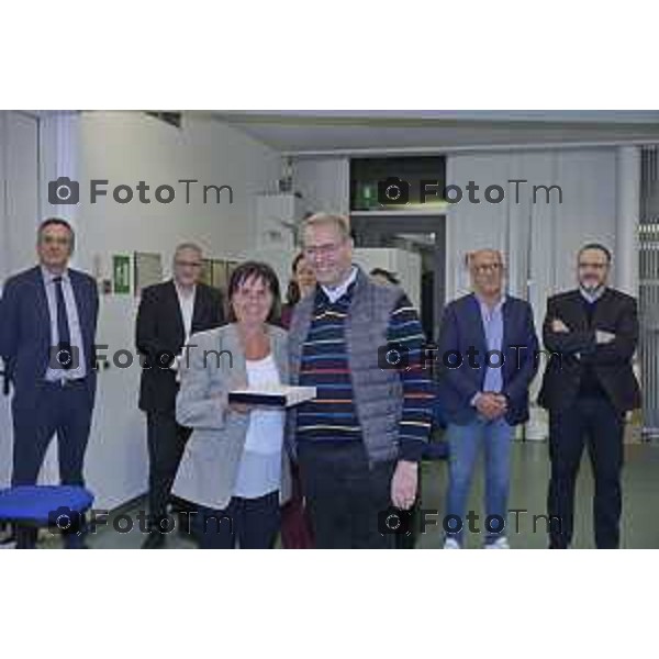 Zanica incontro con Caritas Bergamo donazione banco alimentare Bcc Bergamasca e Orobica 16 Aprile 2026 Bergamo Italia Foto Tiziano Manzoni Lapresse