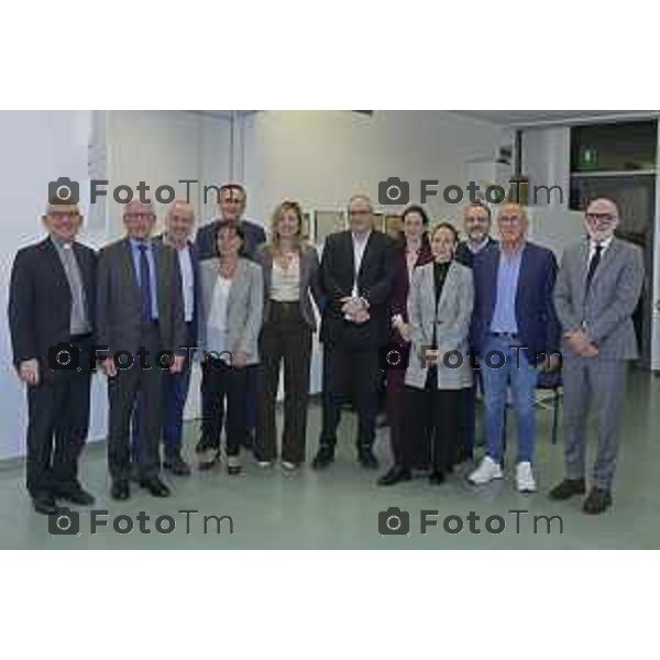 Zanica incontro con Caritas Bergamo donazione banco alimentare Bcc Bergamasca e Orobica 16 Aprile 2026 Bergamo Italia Foto Tiziano Manzoni Lapresse