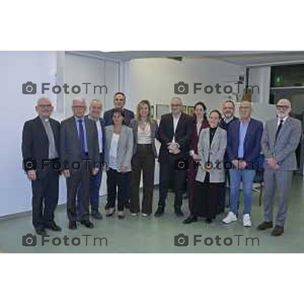 Zanica incontro con Caritas Bergamo donazione banco alimentare Bcc Bergamasca e Orobica 16 Aprile 2026 Bergamo Italia Foto Tiziano Manzoni Lapresse