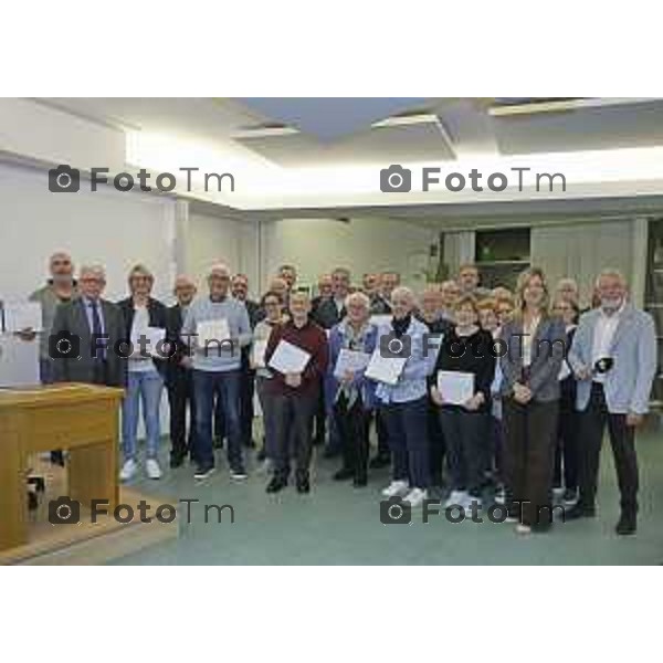 Zanica incontro con Caritas Bergamo donazione banco alimentare Bcc Bergamasca e Orobica 16 Aprile 2026 Bergamo Italia Foto Tiziano Manzoni Lapresse