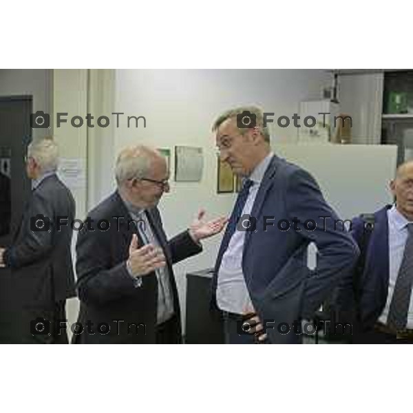 Zanica incontro con Caritas Bergamo donazione banco alimentare Bcc Bergamasca e Orobica 16 Aprile 2026 Bergamo Italia Foto Tiziano Manzoni Lapresse