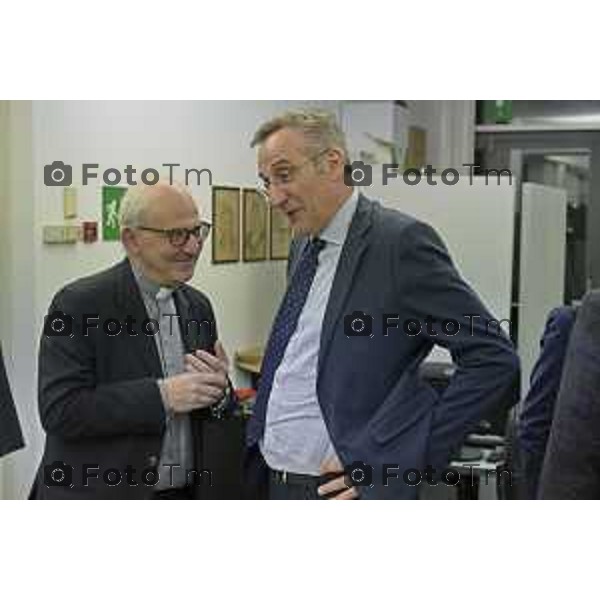 Zanica incontro con Caritas Bergamo donazione banco alimentare Bcc Bergamasca e Orobica 16 Aprile 2026 Bergamo Italia Foto Tiziano Manzoni Lapresse