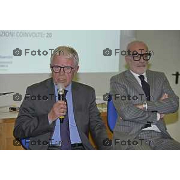 Zanica incontro con Caritas Bergamo donazione banco alimentare Bcc Bergamasca e Orobica 16 Aprile 2026 Bergamo Italia Foto Tiziano Manzoni Lapresse