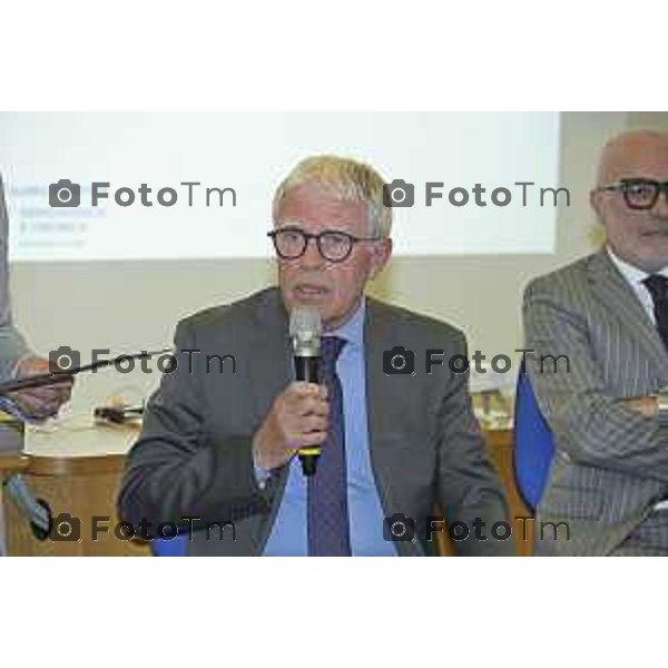 Zanica incontro con Caritas Bergamo donazione banco alimentare Bcc Bergamasca e Orobica 16 Aprile 2026 Bergamo Italia Foto Tiziano Manzoni Lapresse