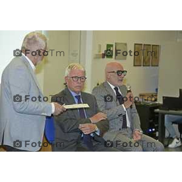 Zanica incontro con Caritas Bergamo donazione banco alimentare Bcc Bergamasca e Orobica 16 Aprile 2026 Bergamo Italia Foto Tiziano Manzoni Lapresse