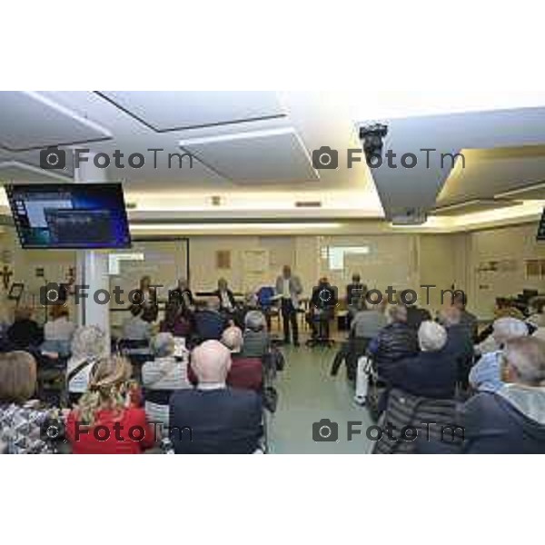 Zanica incontro con Caritas Bergamo donazione banco alimentare Bcc Bergamasca e Orobica 16 Aprile 2026 Bergamo Italia Foto Tiziano Manzoni Lapresse