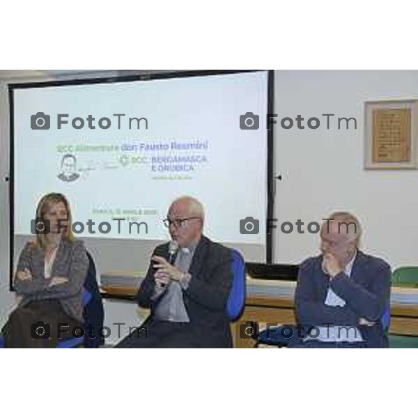 Zanica incontro con Caritas Bergamo donazione banco alimentare Bcc Bergamasca e Orobica 16 Aprile 2026 Bergamo Italia Foto Tiziano Manzoni Lapresse