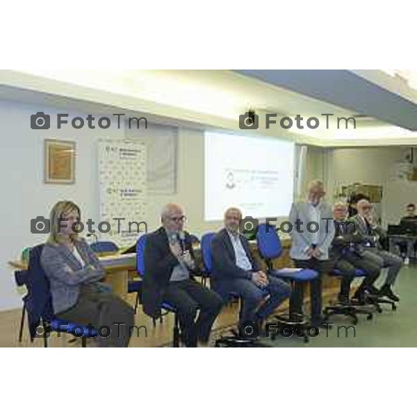 Zanica incontro con Caritas Bergamo donazione banco alimentare Bcc Bergamasca e Orobica 16 Aprile 2026 Bergamo Italia Foto Tiziano Manzoni Lapresse