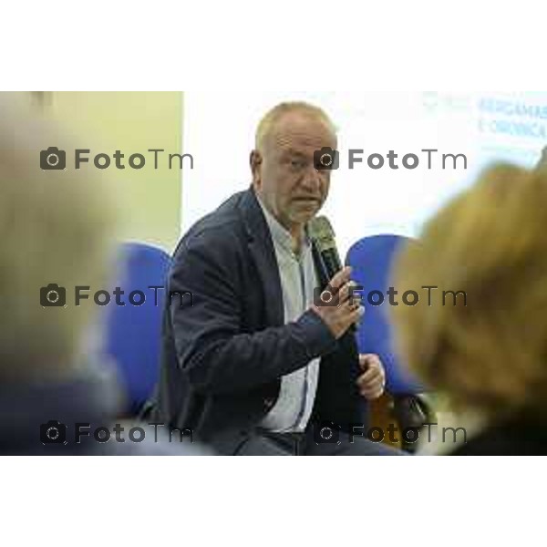 Zanica incontro con Caritas Bergamo donazione banco alimentare Bcc Bergamasca e Orobica 16 Aprile 2026 Bergamo Italia Foto Tiziano Manzoni Lapresse