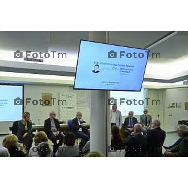 Zanica incontro con Caritas Bergamo donazione banco alimentare Bcc Bergamasca e Orobica 16 Aprile 2026 Bergamo Italia Foto Tiziano Manzoni Lapresse