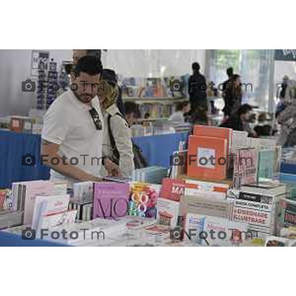 Bergamo Apertura fiera dei Librai e presnetazione libro Luciano Fontana corriere della sera Cesare Zapperi Daniele Rocchetti 18 Aprile 2026 Bergamo Italia Foto Tiziano Manzoni Lapresse