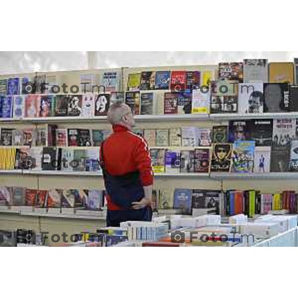 Bergamo Apertura fiera dei Librai e presnetazione libro Luciano Fontana corriere della sera Cesare Zapperi Daniele Rocchetti 18 Aprile 2026 Bergamo Italia Foto Tiziano Manzoni Lapresse