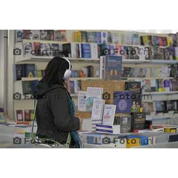 Bergamo Apertura fiera dei Librai e presnetazione libro Luciano Fontana corriere della sera Cesare Zapperi Daniele Rocchetti 18 Aprile 2026 Bergamo Italia Foto Tiziano Manzoni Lapresse