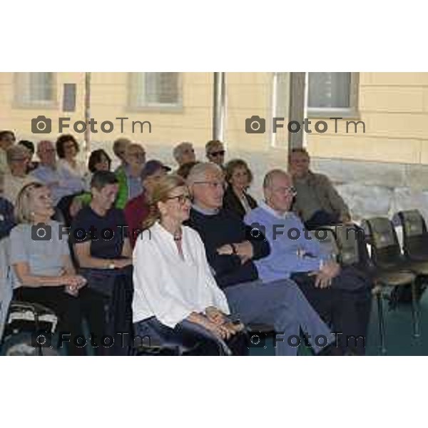 Bergamo Apertura fiera dei Librai e presnetazione libro Luciano Fontana corriere della sera Cesare Zapperi Daniele Rocchetti 18 Aprile 2026 Bergamo Italia Foto Tiziano Manzoni Lapresse