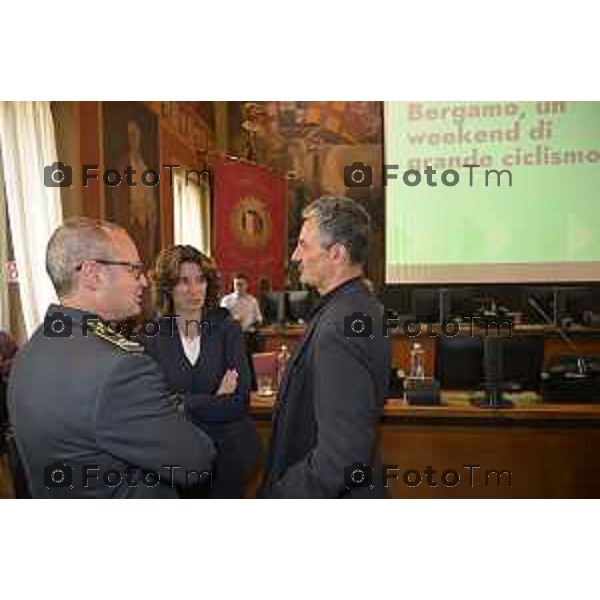 Bergamo presentazione ufficiale del Giro di Lombardia 2026 120 organizzato da RCS Sport 21 Aprile 2026 Bergamo Italia Foto Tiziano Manzoni Lapresse