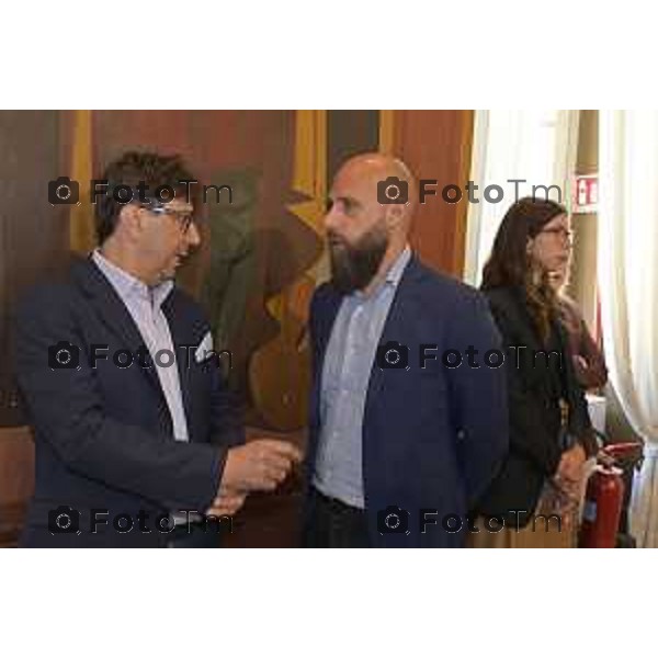 Bergamo presentazione ufficiale del Giro di Lombardia 2026 120 organizzato da RCS Sport 21 Aprile 2026 Bergamo Italia Foto Tiziano Manzoni Lapresse