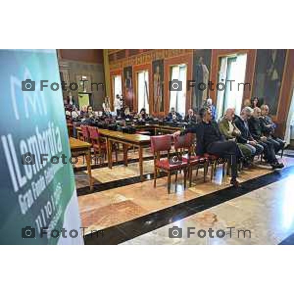Bergamo presentazione ufficiale del Giro di Lombardia 2026 120 organizzato da RCS Sport 21 Aprile 2026 Bergamo Italia Foto Tiziano Manzoni Lapresse