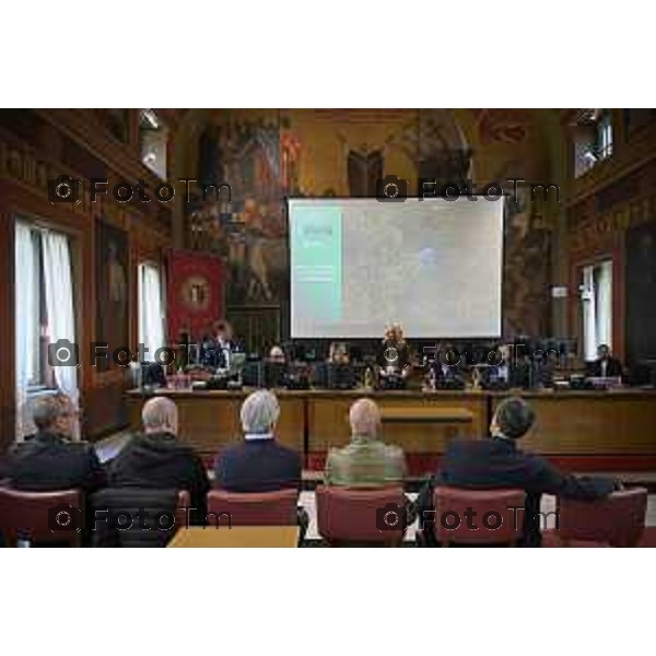 Bergamo presentazione ufficiale del Giro di Lombardia 2026 120 organizzato da RCS Sport 21 Aprile 2026 Bergamo Italia Foto Tiziano Manzoni Lapresse