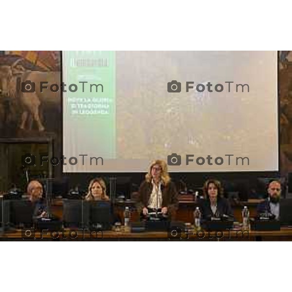 Bergamo presentazione ufficiale del Giro di Lombardia 2026 120 organizzato da RCS Sport 21 Aprile 2026 Bergamo Italia Foto Tiziano Manzoni Lapresse