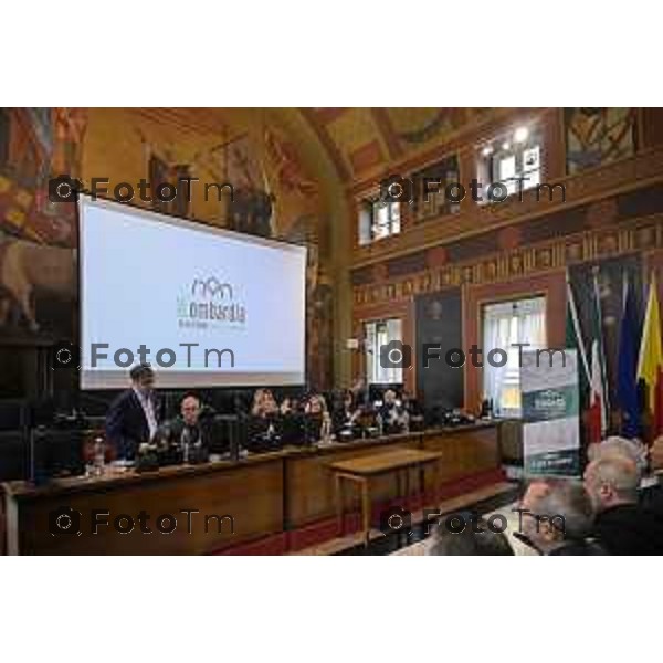 Bergamo presentazione ufficiale del Giro di Lombardia 2026 120 organizzato da RCS Sport 21 Aprile 2026 Bergamo Italia Foto Tiziano Manzoni Lapresse