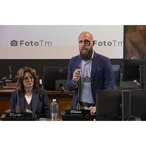 Bergamo presentazione ufficiale del Giro di Lombardia 2026 120 organizzato da RCS Sport 21 Aprile 2026 Bergamo Italia Foto Tiziano Manzoni Lapresse