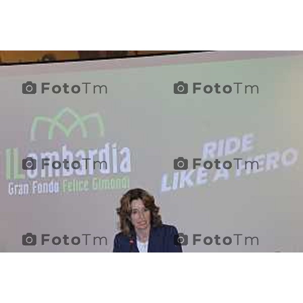 Bergamo presentazione ufficiale del Giro di Lombardia 2026 120 organizzato da RCS Sport 21 Aprile 2026 Bergamo Italia Foto Tiziano Manzoni Lapresse