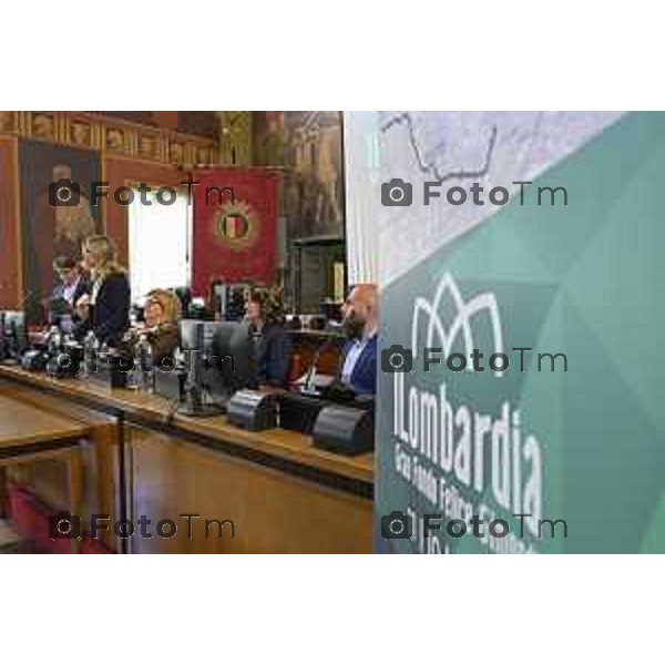 Bergamo presentazione ufficiale del Giro di Lombardia 2026 120 organizzato da RCS Sport 21 Aprile 2026 Bergamo Italia Foto Tiziano Manzoni Lapresse