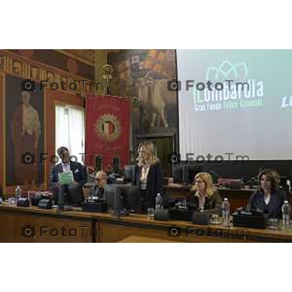 Bergamo presentazione ufficiale del Giro di Lombardia 2026 120 organizzato da RCS Sport 21 Aprile 2026 Bergamo Italia Foto Tiziano Manzoni Lapresse