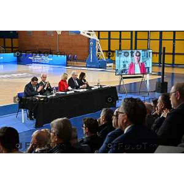 Treviglio Inaugurazione Polo Lavoro Treviglio Centro per l\'impiego con aule di formazione per adulti 22 Aprile 2026 Bergamo Italia Foto Tiziano Manzoni Lapresse