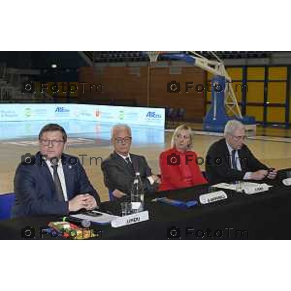 Treviglio Inaugurazione Polo Lavoro Treviglio Centro per l\'impiego con aule di formazione per adulti 22 Aprile 2026 Bergamo Italia Foto Tiziano Manzoni Lapresse