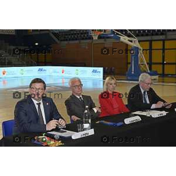 Treviglio Inaugurazione Polo Lavoro Treviglio Centro per l\'impiego con aule di formazione per adulti 22 Aprile 2026 Bergamo Italia Foto Tiziano Manzoni Lapresse