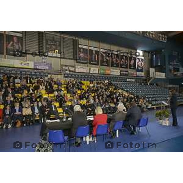 Treviglio Inaugurazione Polo Lavoro Treviglio Centro per l\'impiego con aule di formazione per adulti 22 Aprile 2026 Bergamo Italia Foto Tiziano Manzoni Lapresse