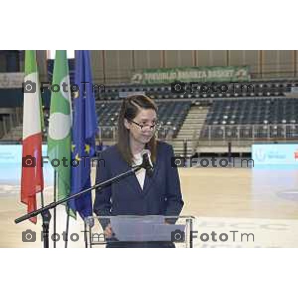 Treviglio Inaugurazione Polo Lavoro con aule di formazione per adulti Elisabetta Donati - DirigentePolitiche del Lavoro Provincia Bergamo 22 Aprile 2026 Bergamo Italia Foto Tiziano Manzoni Lapresse