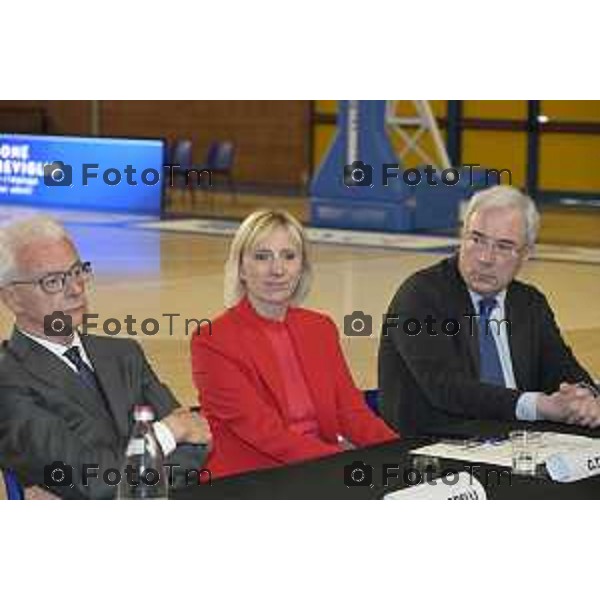 Treviglio Inauguazione Polo Lavoro Treviglio Centro per l\'impiego con aule di formazione per adulti 22 Aprile 2026 CLAUDIA tERZI Bergamo Italia Foto Tiziano Manzoni Lapresse