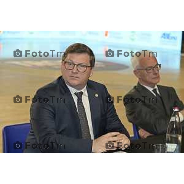 Treviglio Inaugurazione Polo Lavoro Treviglio Centro per l\'impiego con aule di formazione per adulti 22 Aprile 2026 Bergamo Italia Foto Tiziano Manzoni Lapresse