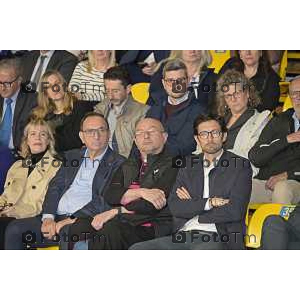 Treviglio Inaugurazione Polo Lavoro Treviglio Centro per l\'impiego con aule di formazione per adulti 22 Aprile 2026 Bergamo Italia Foto Tiziano Manzoni Lapresse